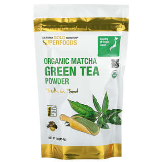 California Gold Nutrition, Superfoods, Matcha Green Tea Powder, Matcha-Grüntee-Pulver, 114 g (4 oz.)