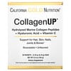 CollagenUP, Péptidos de colágeno marino hidrolizado con ácido hialurónico y vitamina C, Sin sabor, 30 sobres, 5,16 g (0,18 oz) cada uno