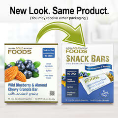California Gold Nutrition, Foods, Wild Blueberry & Almond Chewy Granola Bars, 12 Bars, 1.4 oz (40 g) Each