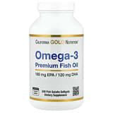 California Gold Nutrition, Omega-3, Premium Fish Oil, 240 Fish Gelatin Softgels California Gold Nutrition, Omega-3, Premium Fish Oil, 240 Fish Gelatin Softgels