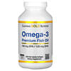 Omega-3, Aceite de pescado prémium, 240 cápsulas blandas de gelatina de pescado