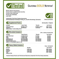 California Gold Nutrition, Lactobif con 25.000 millones de UFC y Cranmax, Suplemento probiótico, 30 cápsulas vegetales