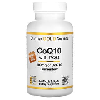 California Gold Nutrition, CoQ10 with PQQ, 100 mg, 240 Veggie Softgels