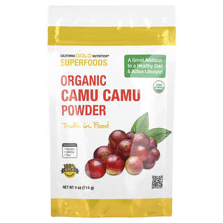 California Gold Nutrition, Superfoods, Camu-Camu em Pó Orgânico, 114 g (4 oz)