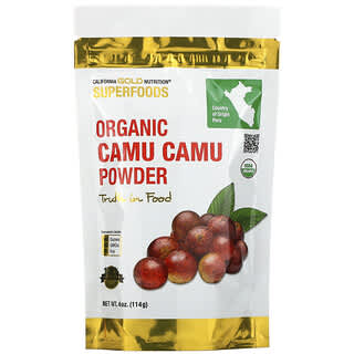 California Gold Nutrition, Camu-camu orgánico en polvo, 114 g (4 oz)