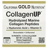 California Gold Nutrition, CollagenUP®, Hydrolyzed Marine Collagen Peptides with Hyaluronic Acid and Vitamin C, Unflavored, 10 Packets, 0.18 oz (5 g) Each