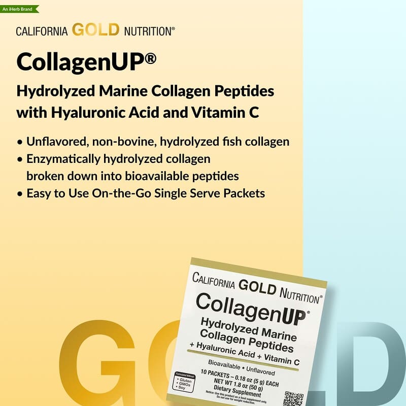CollagenUP®, Hydrolyzed Marine Collagen Peptides with Hyaluronic