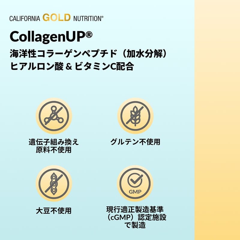 CollagenUP®（コラーゲンアップ）、ヒアルロン酸＆ビタミンC配合加水