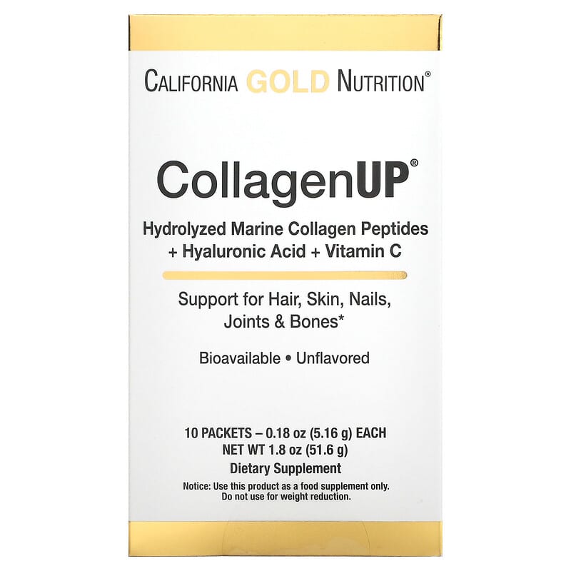 CollagenUP（コラーゲンアップ）、加水分解海洋性コラーゲンペプチド、ヒアルロン酸とビタミンC配合、プレーン、