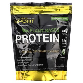 California Gold Nutrition, SPORT - Plant-Based Protein, SPORT – Pflanzliches Protein, Schokolade, 2-Pfund-Beutel