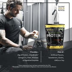 California Gold Nutrition, SPORT - Vegan Protein Vanilla, 2 lbs Pouch