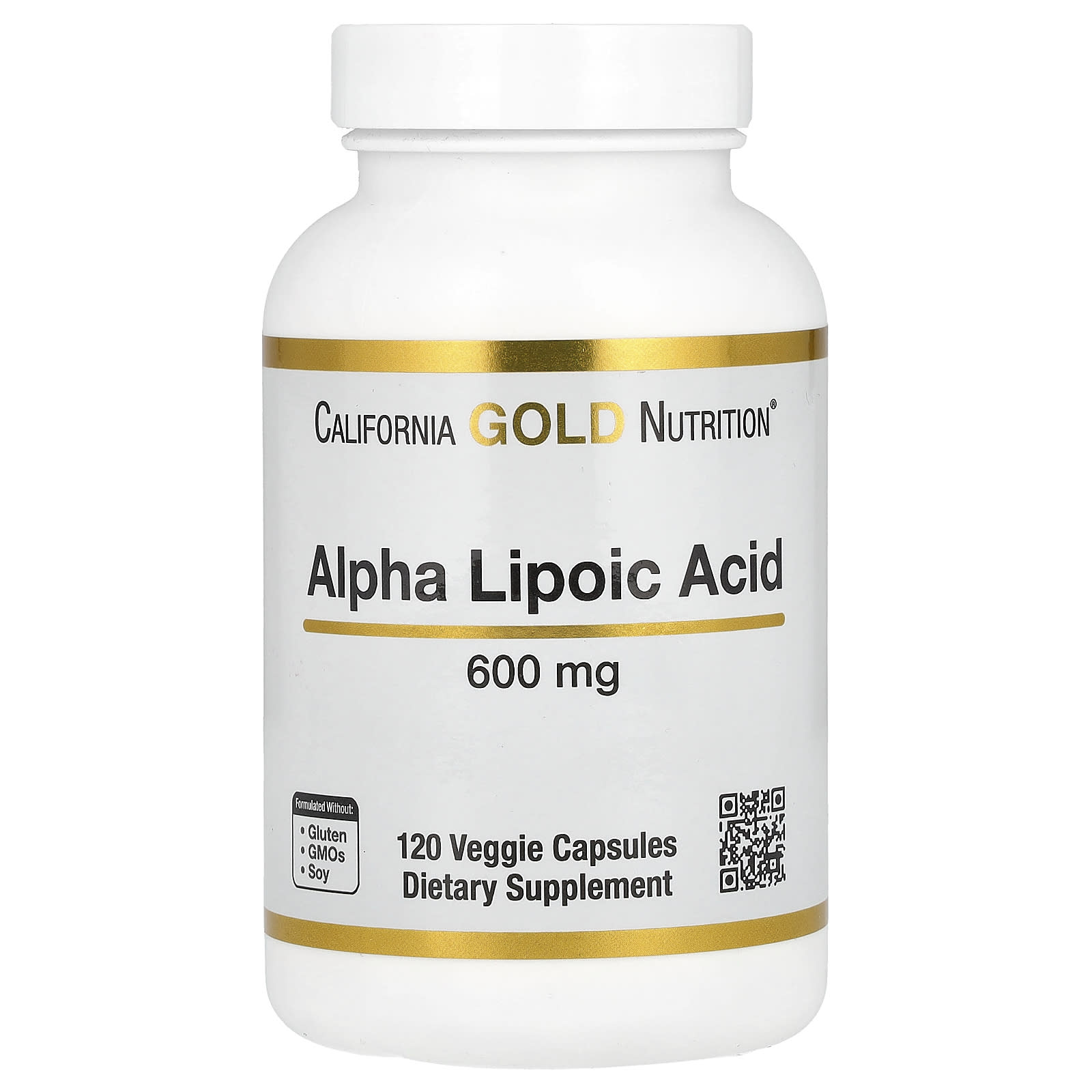 Alpha Lipoic Acid, 600 mg, 120 Veg Capsules