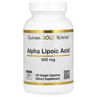 California Gold Nutrition, α-硫辛酸，600 毫克，120 粒素食胶囊