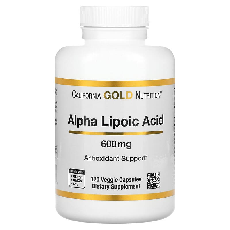Alpha Lipoic Acid, 600 mg, 120 Veggie Capsules