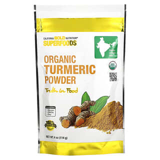 California Gold Nutrition, SUPERFOODS - Organic Turmeric Powder, 4 oz