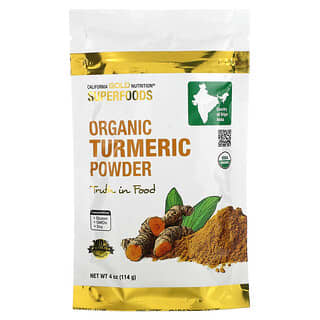 California Gold Nutrition, SUPERFOODS - Organic Turmeric Powder, 4 oz (114 g)