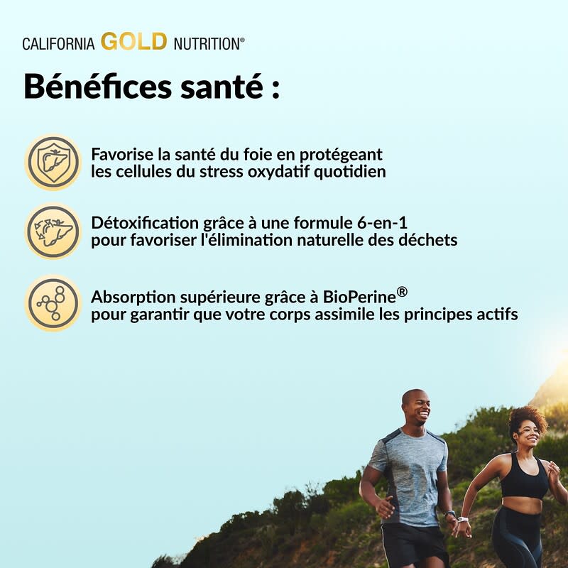 Complément Alimentaire Liver Shield - Chardon-Marie, Pissenlit, Bardane, Gingembre - 30 à 120 Gélules
