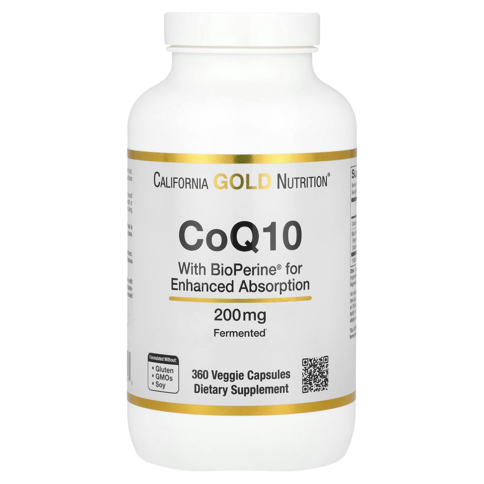 CoQ10、BioPerine®（バイオペリン）ブラックペッパーエキス