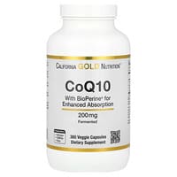CoQ10（コエンザイムQ10）、200mg、植物性ソフトジェル120粒