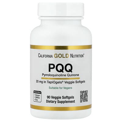 California Gold Nutrition, PQQ, 20 mg, 90 Veggie Softgels