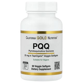 California Gold Nutrition, PQQ, 20 mg, 90 vegetarische softgels