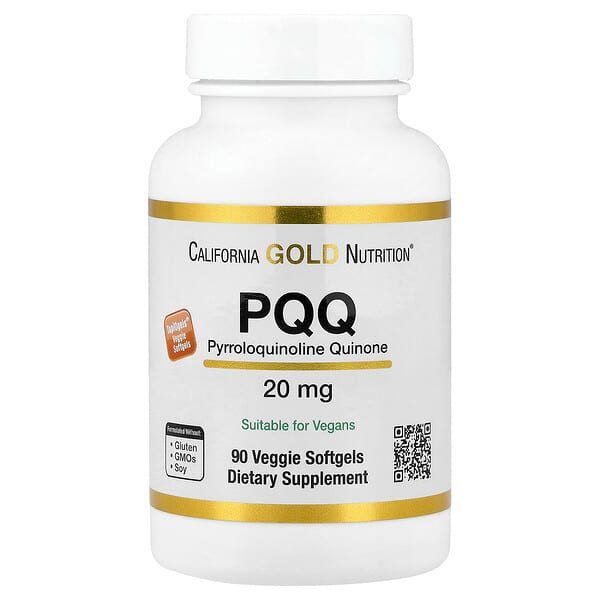 California Gold Nutrition, PQQ 素食膠囊，20 毫克，90 粒裝