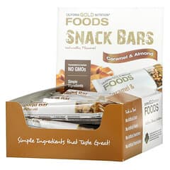 California Gold Nutrition, FOODS, Caramel Almond Bars, 12 Bars, 1.4 oz (40 g) Each