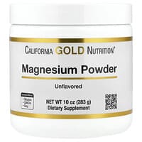 California Gold Nutrition, магний в растворимом порошке с нейтральным вкусом, 283 г (10 унций)