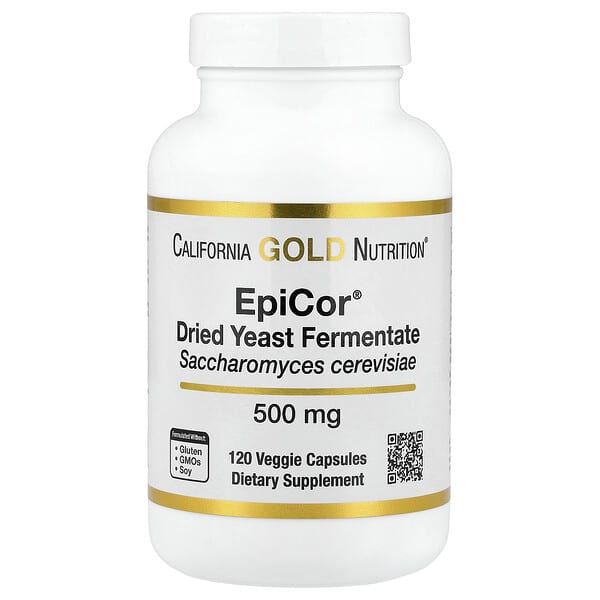 Epicor®, Dried Yeast Fermentate, 500 mg, 120 Veggie Capsules