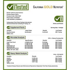 California Gold Nutrition, EpiCor（エピコール）、乾燥酵母発酵物、500mg、ベジカプセル30粒