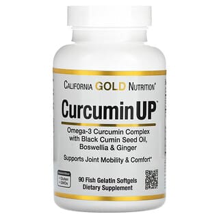 California Gold Nutrition, Curcumin UP, 90 желатиновых капсул