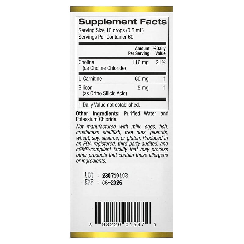 choline and l-carnitine Consuming foods high in choline, L-carnitine, lecithin, phosphatidyl
