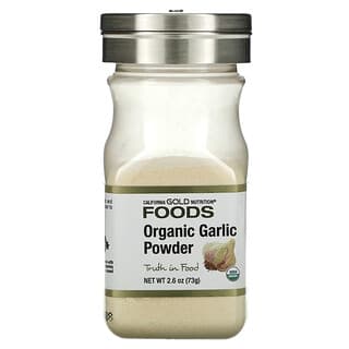 California Gold Nutrition, Organic Garlic Powder, Bio-Knoblauchpulver, 73 g (2,6 oz.)