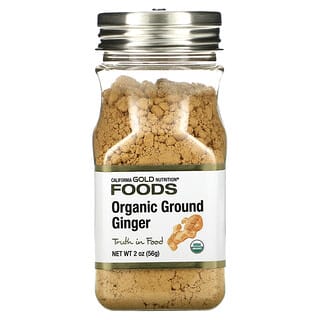 California Gold Nutrition, Organic Ground Ginger, 2 oz (56 g)