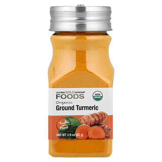 California Gold Nutrition, Alimente, turmeric organic, măcinat, 2,9 oz (82 g)