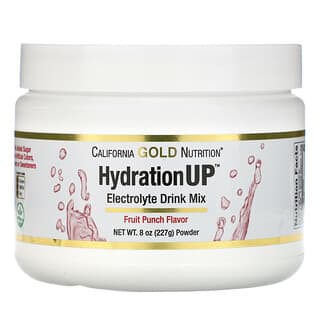 California Gold Nutrition, HydrationUP, Electrolyte Drink Mix, Fruit Punch, 8 oz (227 g)