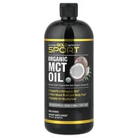 California Gold Nutrition, Aceite de MCT orgánico, Sin sabor, 946 ml (32 oz. líq.)