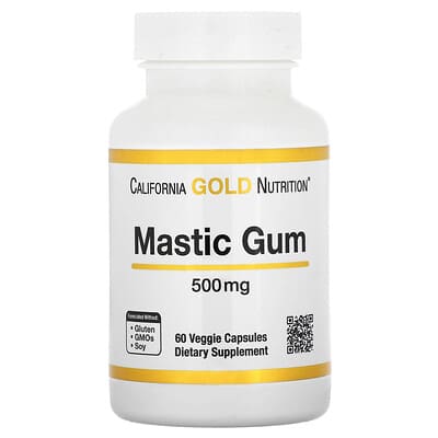 California Gold Nutrition, Frankincense Gum, 500 mg, 60 Vegetarian Capsules