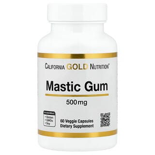 California Gold Nutrition, мастиковая смола, 500 мг, 60 растительных капсул