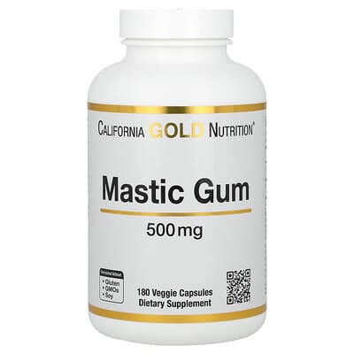 California Gold Nutrition, Frankincense Gum, 500 mg, 180 Vegetarian Capsules