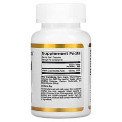 California Gold Nutrition, リポソームビタミンC、250mg、ベジカプセル60粒