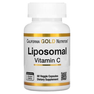 California Gold Nutrition, Vitamina C liposomal, 250 mg, 60 cápsulas vegetales