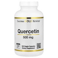 California Gold Nutrition, Quercetin, 500 mg, 180 Veggie Capsules
