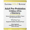Adult Pre-Probiotics, 10 Billion CFU + Elderberry, Natural Strawberry & Melon Flavor, 30 Packets, 0.05 oz (1.5 g) Each