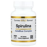 California Gold Nutrition, Spirulina, Organic AstaBlue Complex Blend, 60 Tablets