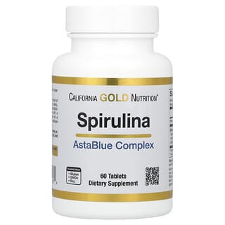 California Gold Nutrition, Spirulina AstaBlue Complex, 60 Tablets