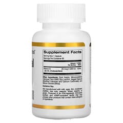 California Gold Nutrition, Liposomal Vitamin D3, 25 mcg (1,000 IU ), 60 Veggie Capsules (Discontinued Item) 