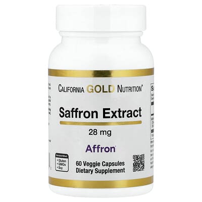 Norland California Gold Nutrition, Saffron Extract with Affron®, 28 mg, 60 Veggie Capsules supplement Uganda UGX 101942