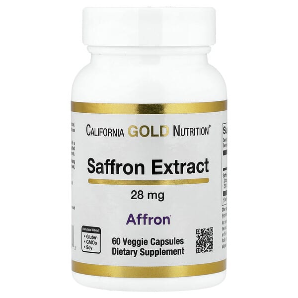 California Gold Nutrition, Affron® 番紅花提取物，28 毫克，60 粒素食膠囊