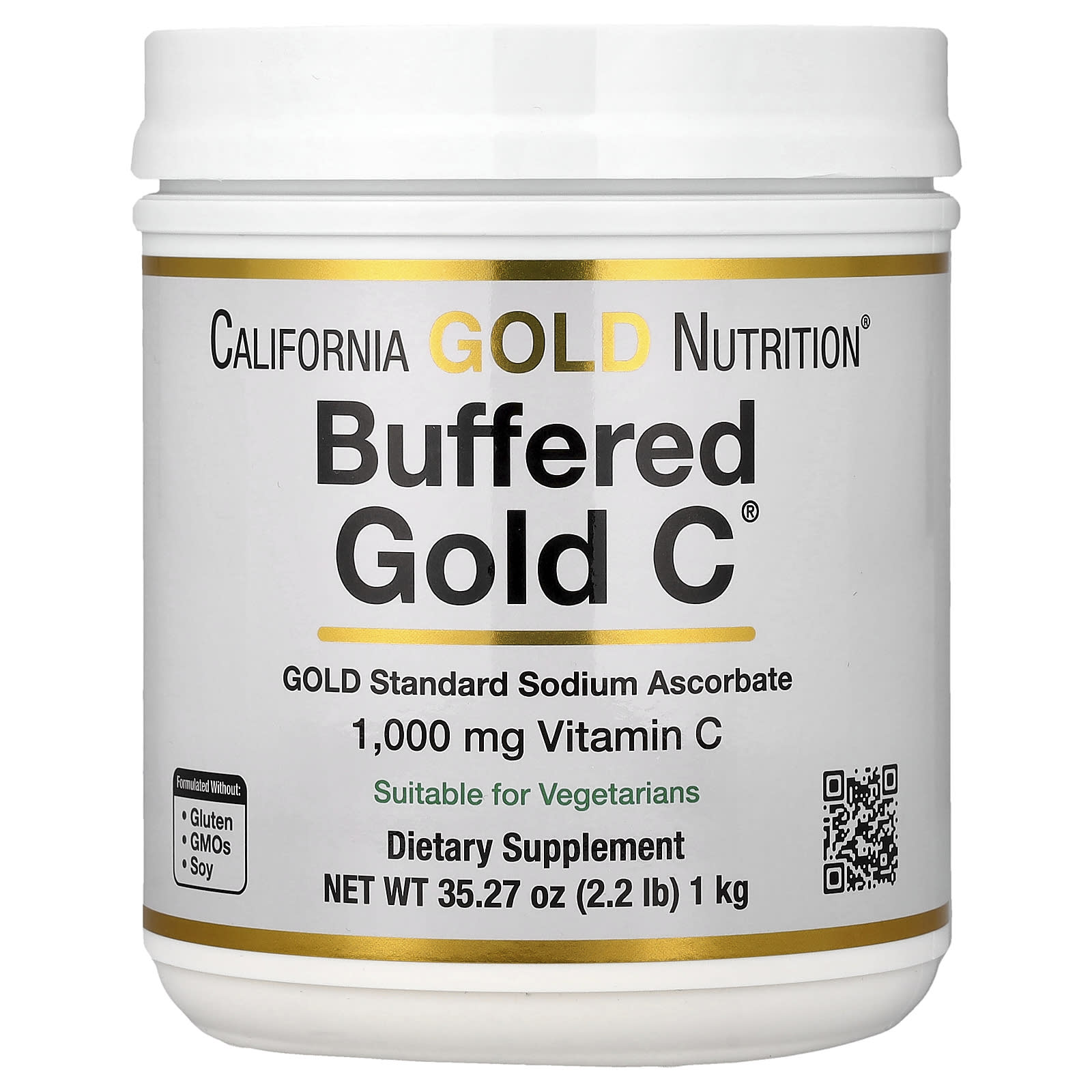 6個セット Buffered Gold C 非酸性 ビタミンC パウダー 緩衝型Gold C®（ゴールドC）、非酸性ビタミンCパウダー、アスコルビン